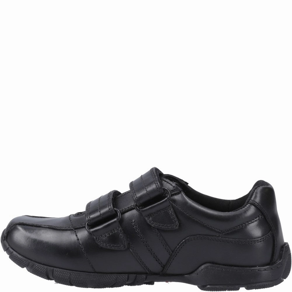Hush Puppies Vance Touch Fastening Junior School Shoes Work Pace