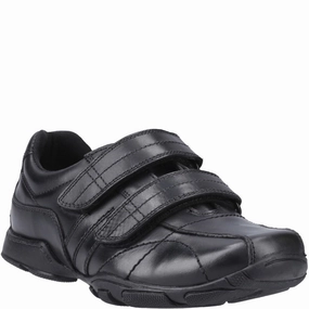 Hush Puppies Vance Touch Fastening Junior School Shoes Campus Tour Dog Hike