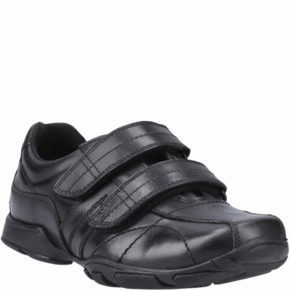 Hush Puppies Vance Touch Fastening Junior School Shoes Campus Tour Dog Hike