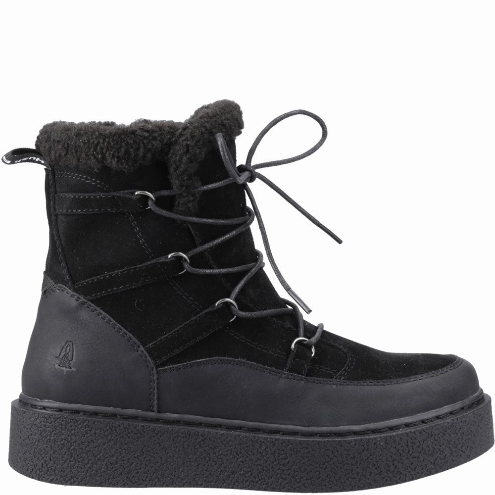 Hush Puppies Bronte Ski Boot High Top Design High Heel