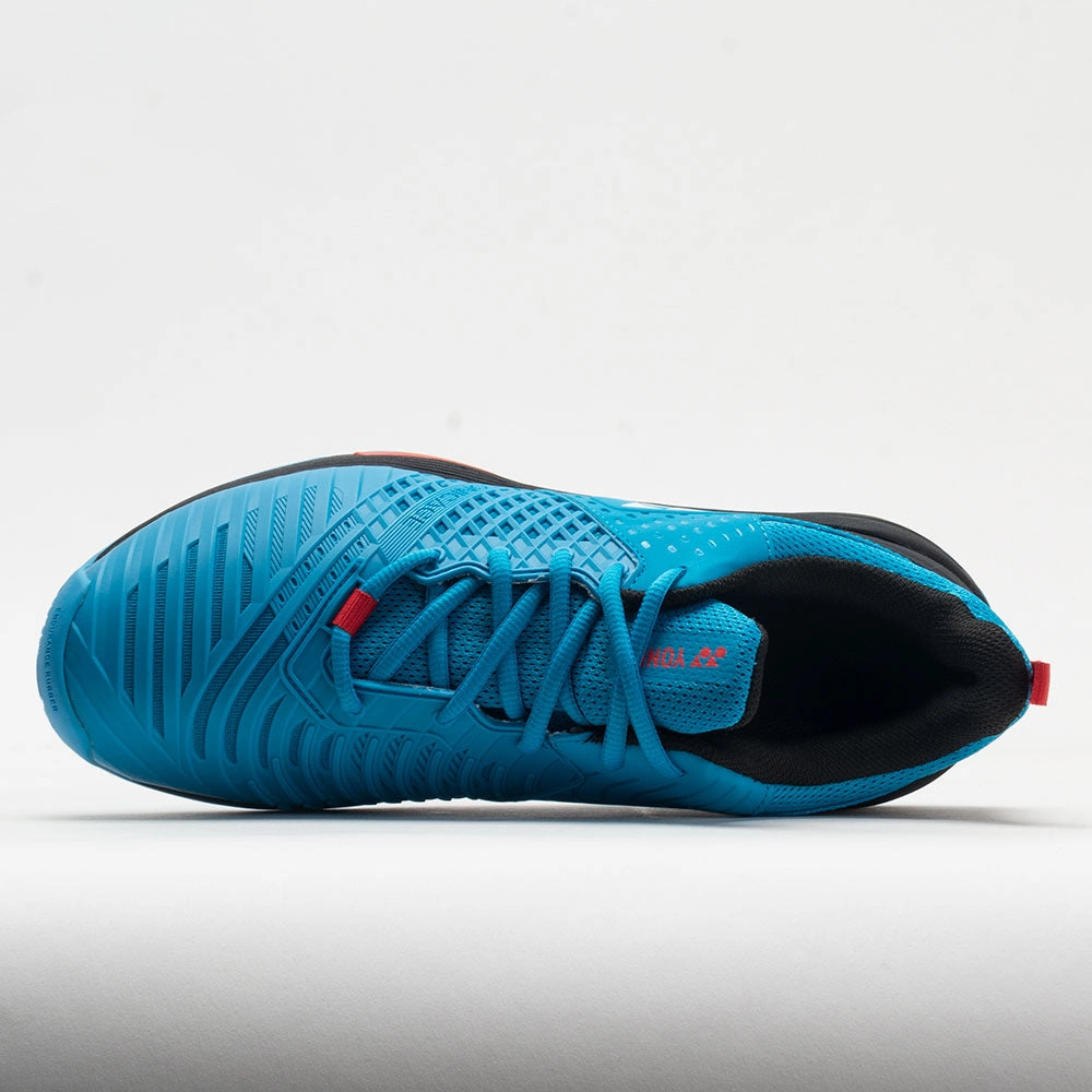 shoe length Leather Upper Yonex Power Cushion Sonicage 3 Wide Men's  Blue/Black