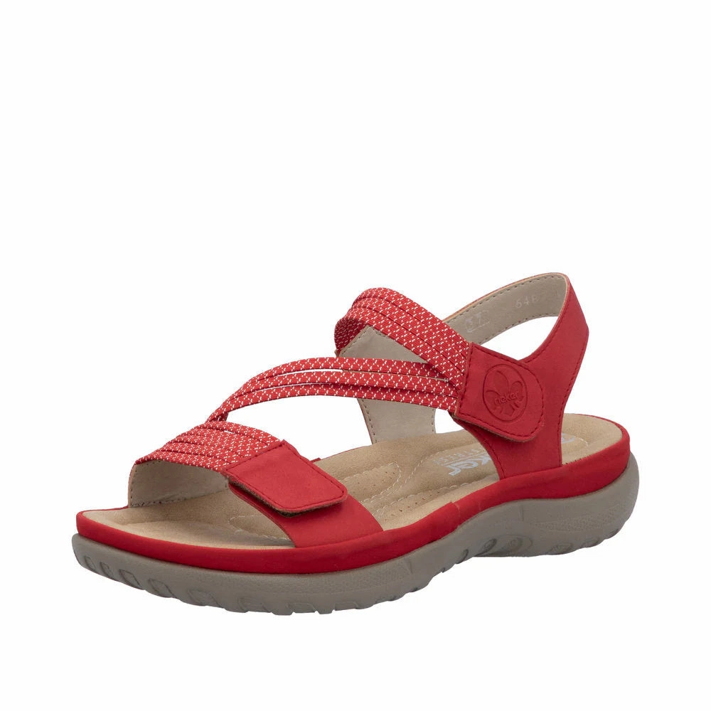 64870-33 Velcro Z-Strap Red Cool Sandals