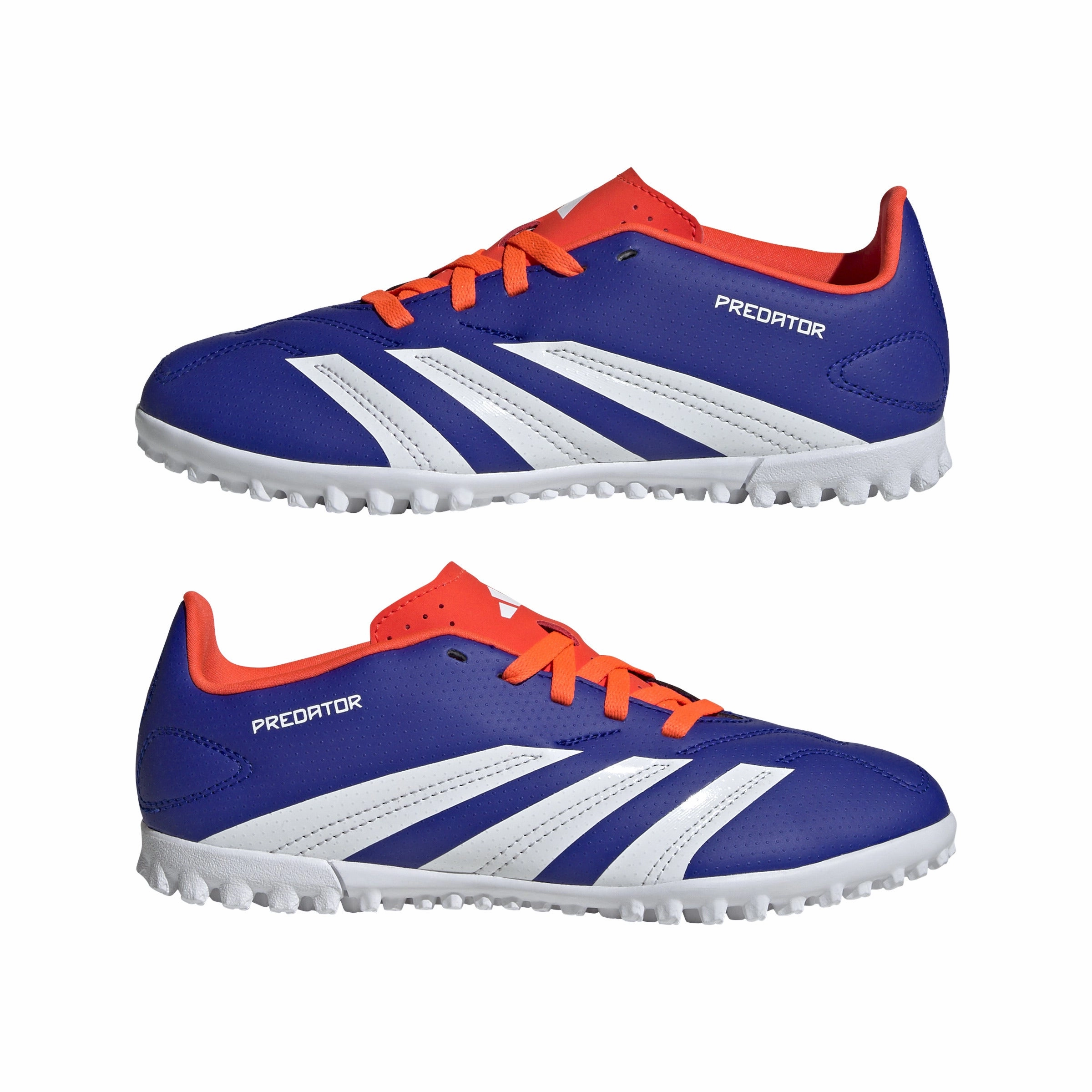 Quick Change adidas Predator Club TF Turf Junior- LUCBLU/FTWWHT/SOLRED