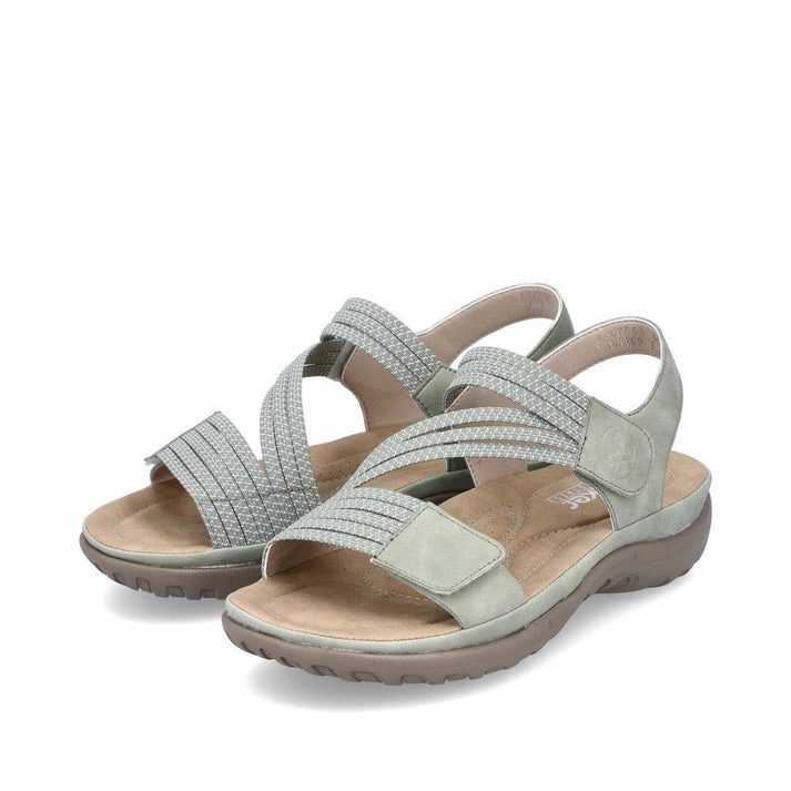 Trendy Vacation Sandals Classic Line 64870-52 Velcro Z-Strap Mint