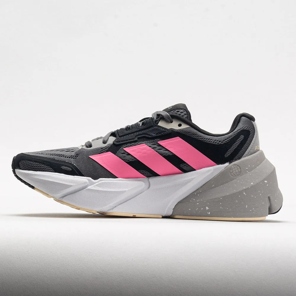 zippered running wear adidas adiSTAR Women's  Grey/Beam Pink/Ecru Tint