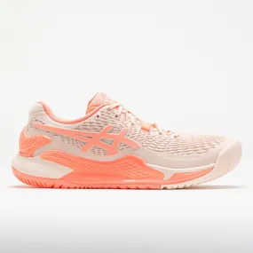 ASICS GEL-Resolution 9 Women's  Pearl Pink/Sun Coral Tough Construction