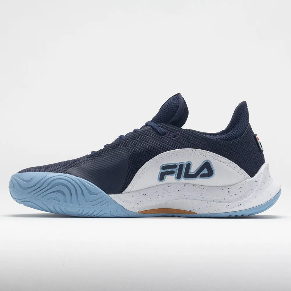 wide - base shoes Fila Mondo Forza Men's  White/Fila Navy/Powder Blue