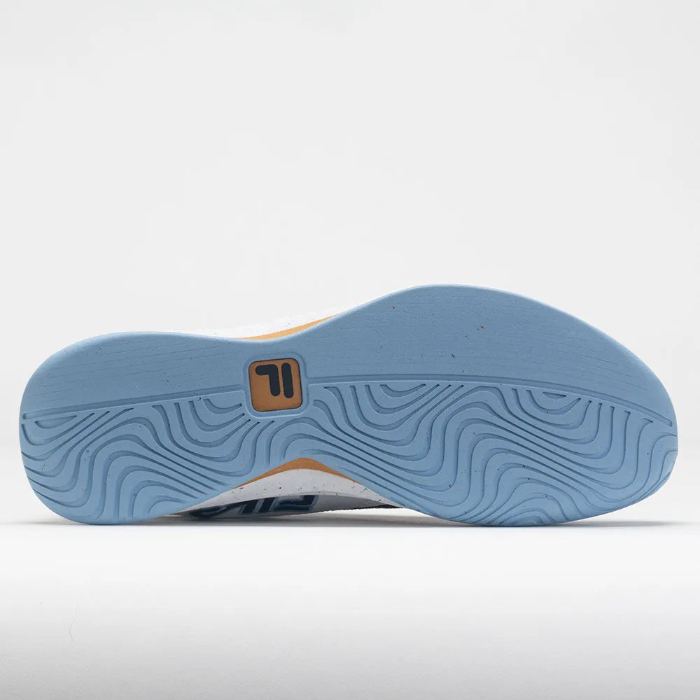 Fila Mondo Forza Men's  White/Fila Navy/Powder Blue solo runs