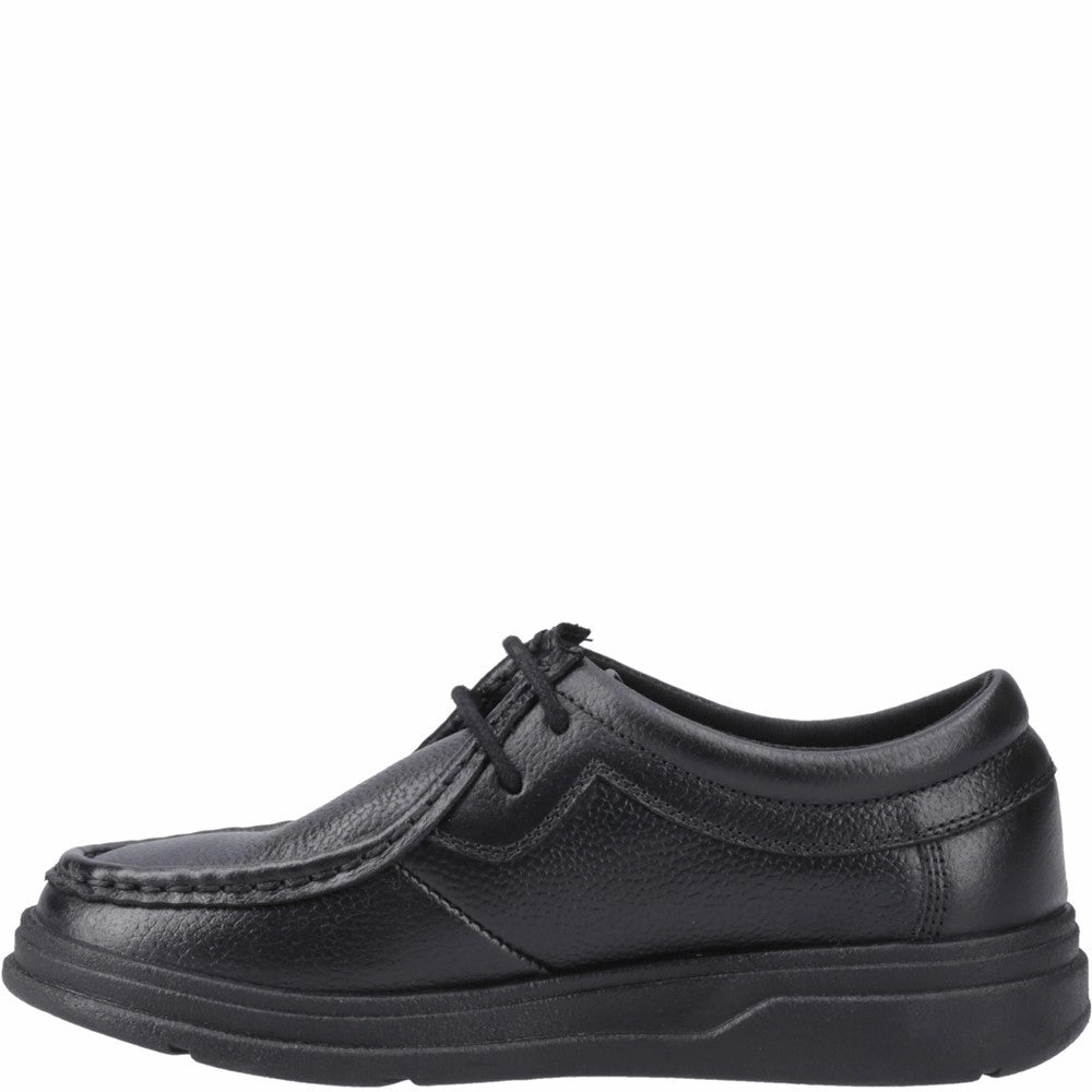 Office Casual Hush Puppies Ronan Mocc Toe Junior School Shoes