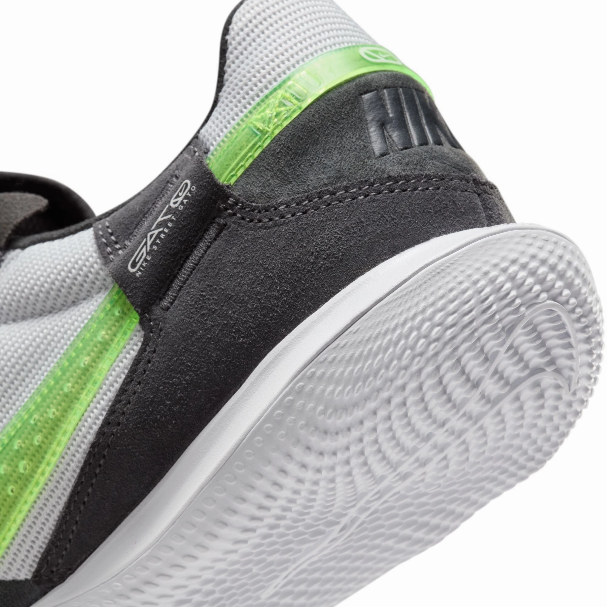 Match Line Nike Streetgato Indoor Soccer Shoes - Black/ Volt