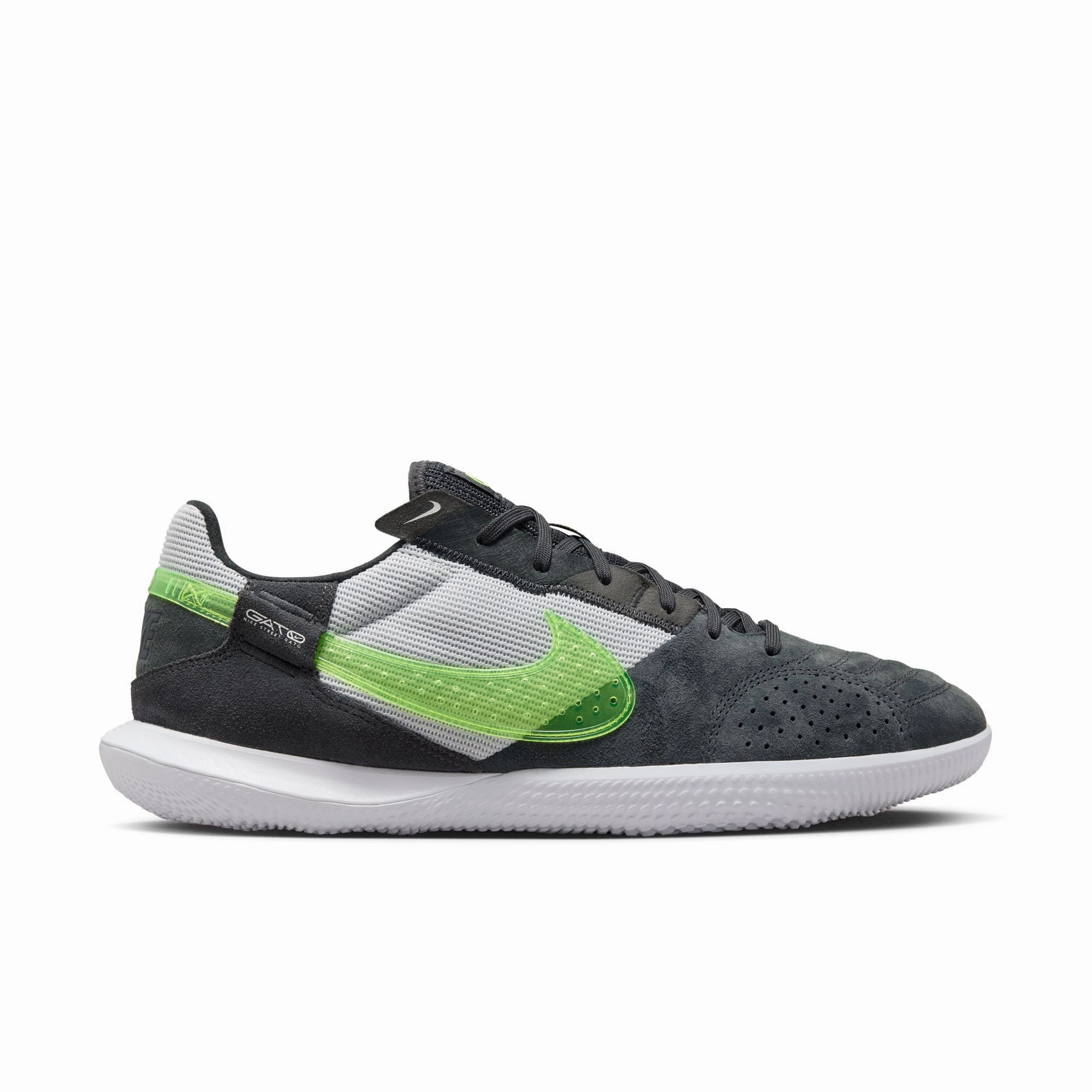 Nike Streetgato Indoor Soccer Shoes - Black/ Volt Afternoon Practice
