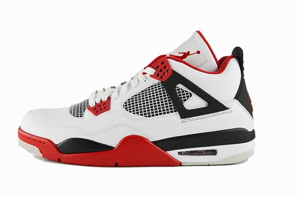 Air Jordan 4 "Fire Red" patterned - design shoes