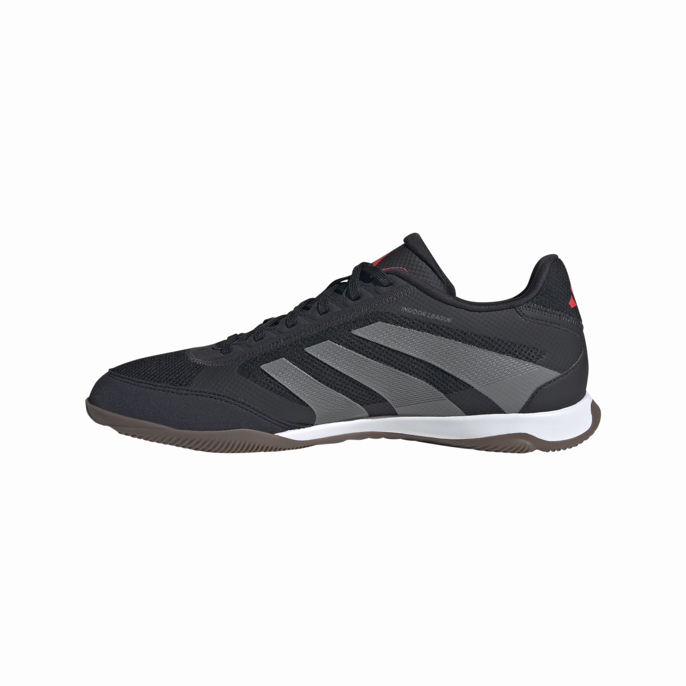 adidas Predator League IN Indoor Soccer Shoes - core black/grey four/lucid red Dynamic Fit