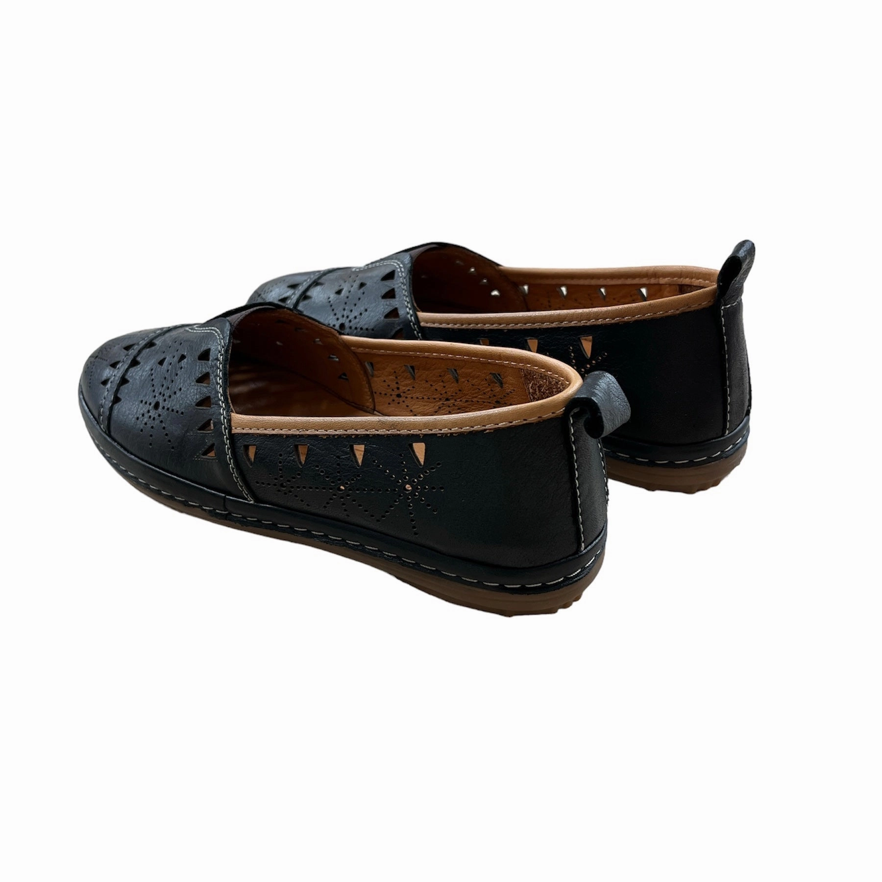 Street Fashioned Emily-01 Black Leather