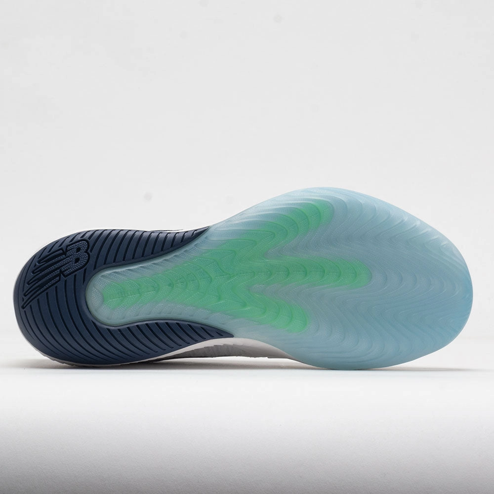 New Balance 996v5 Men's  White/Navy Mid Top Style Striped Pattern