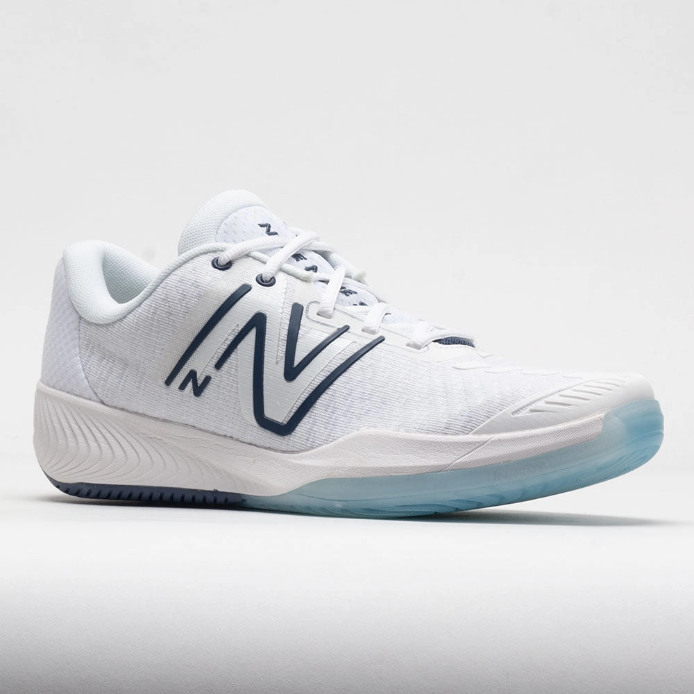 responsive - sole shoes running at night New Balance 996v5 Men's  White/Navy