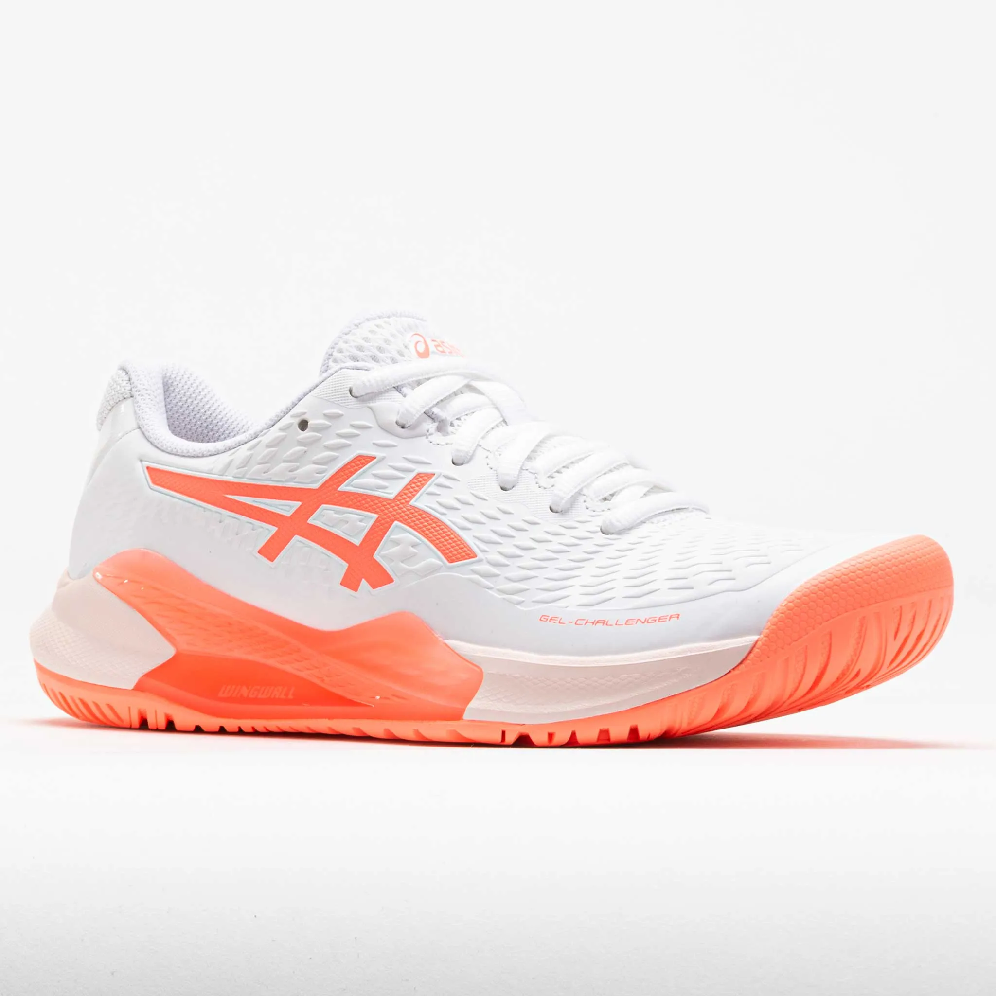 school runs running in bumpy tracks shoes ASICS GEL-Challenger 14 Women's  White/Sun Coral