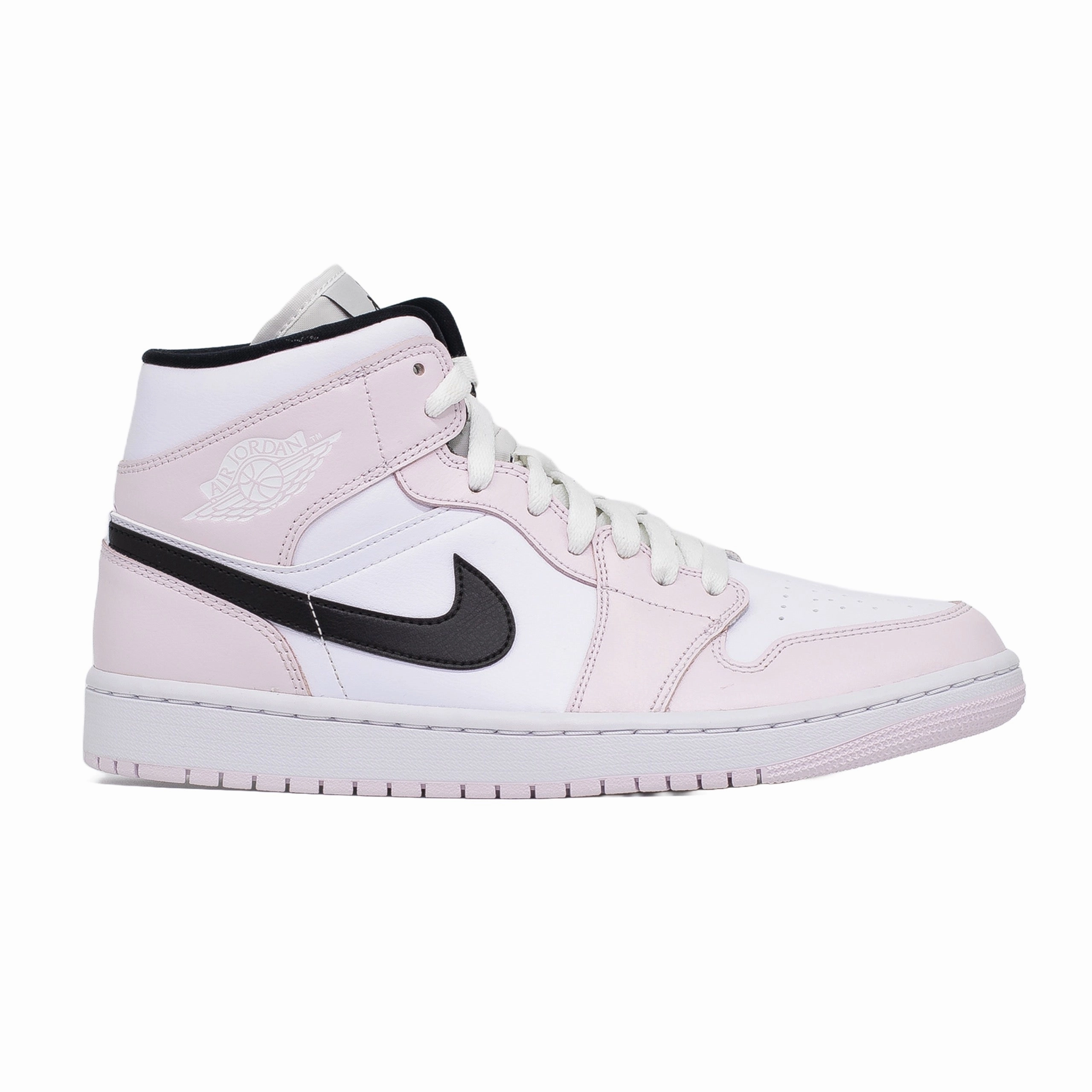 Women's Air Jordan 1 Mid, Barely Rose high - heeled shoes