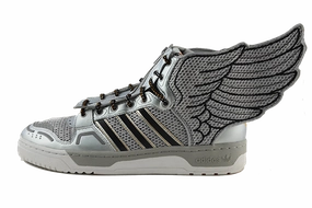 lugged outsole running shoes Adidas Jeremy Scott Wing 2.0 "3M"