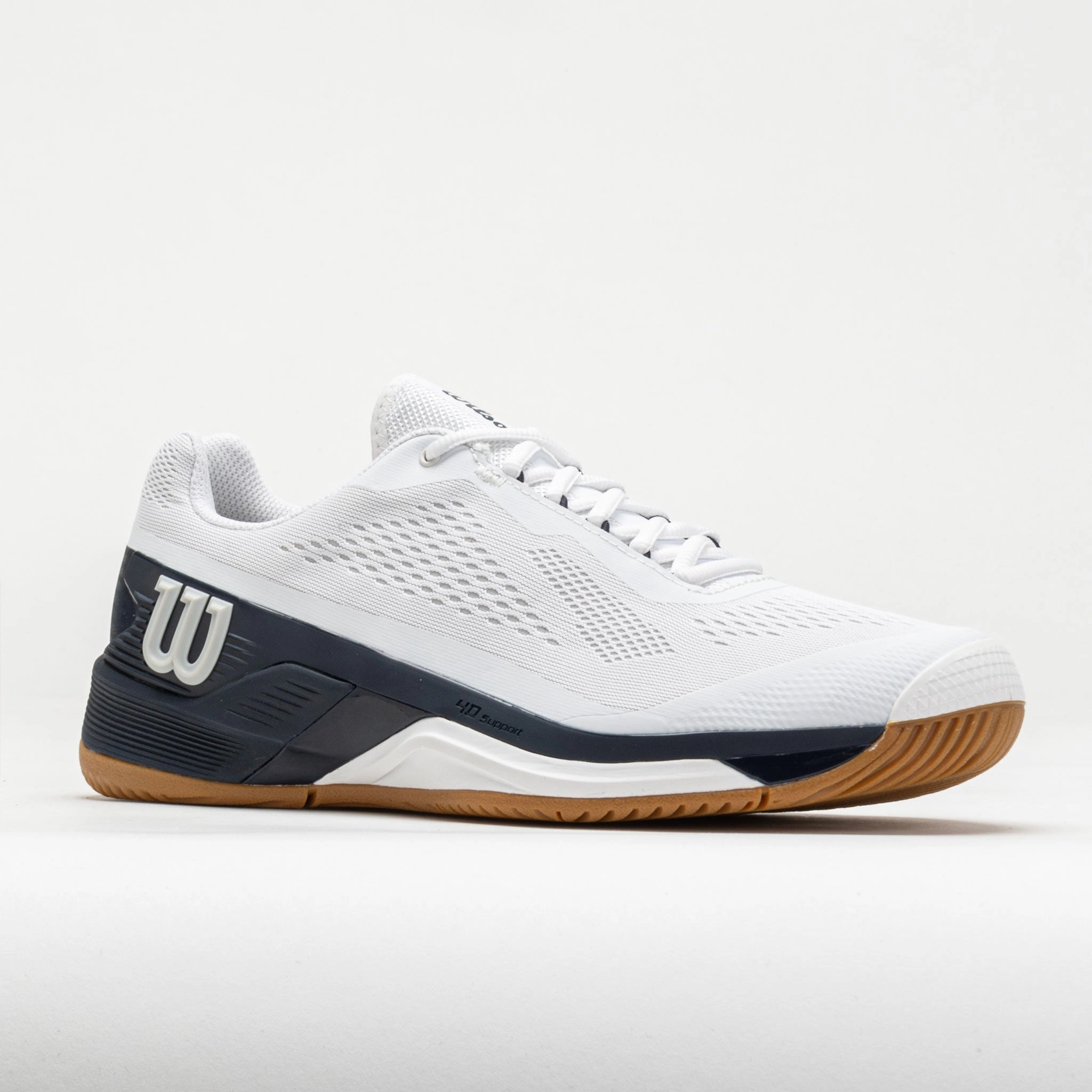 Wilson Rush Pro 4.0 Men's  White/Navy/Gum moisture - wicking shoe attribute
