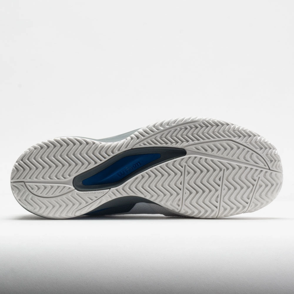 male running gear recycled - material running gear Wilson Rush Pro Ace Pickler Men's  White/Stormy Weather/Classic Blue