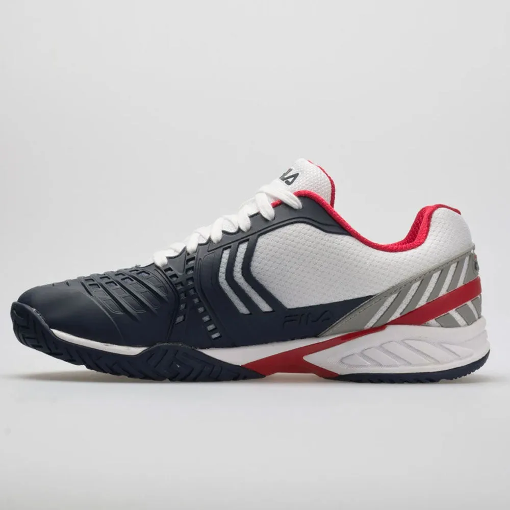 Fila Axilus 2 Energized Men's  White/Navy/Red full - length midsole running shoes