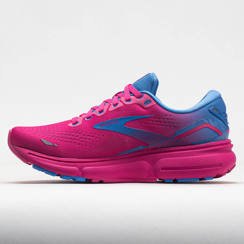 Brooks Ghost 15 Women's  Pink Glo/Blue/Fuchsia Fashionable Design
