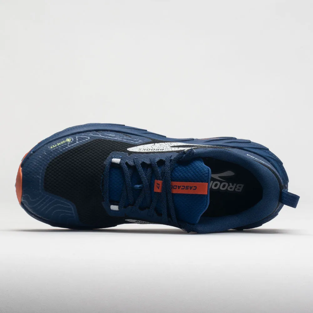 Brooks Cascadia 17 GTX Men's  Black/Blue/Firecracker family - run interval - training shoes