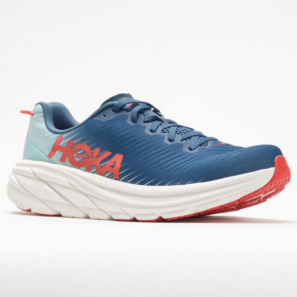 HOKA One One Rincon 3 Men's  Real Teal/Eggshell Blue Trail Ready Fit