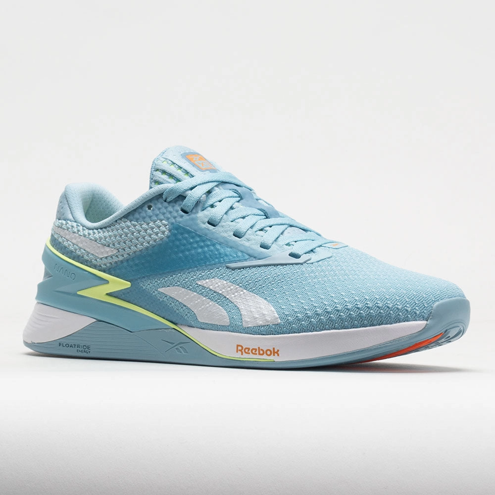 Trail Adventure easy - to - clean shoe feature Reebok Nano X3 Women's  Blue Pearl/Energy Glow/Peach Fuzz
