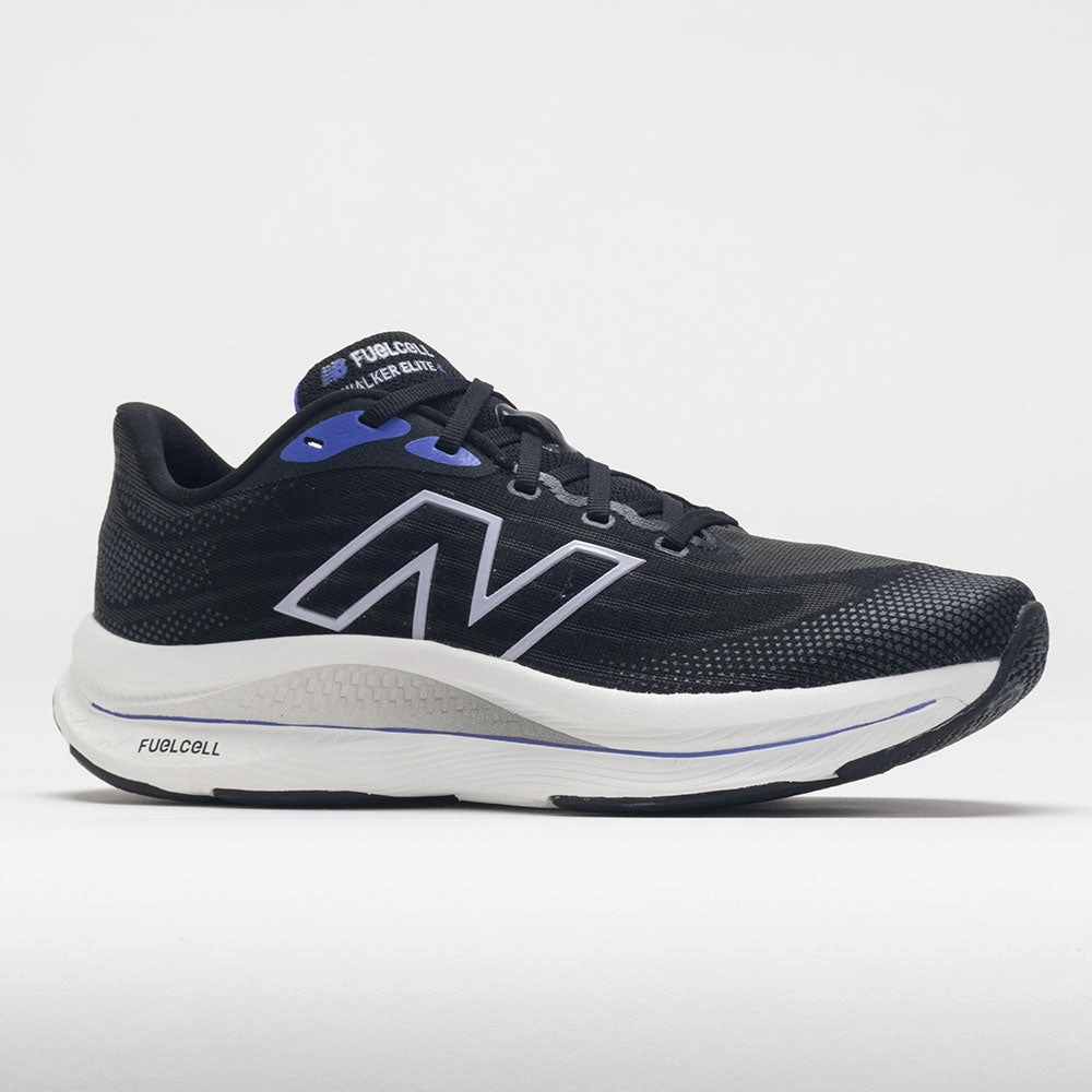 seamless upper running shoes monogrammed running gear New Balance FuelCell Walker Elite Women's  Black/Electric Indigo/Grey