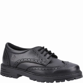 Step Right Hush Puppies Maxine Junior School Shoes