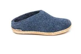 Open Heel/Slip On Denim (Leather) Anti blister