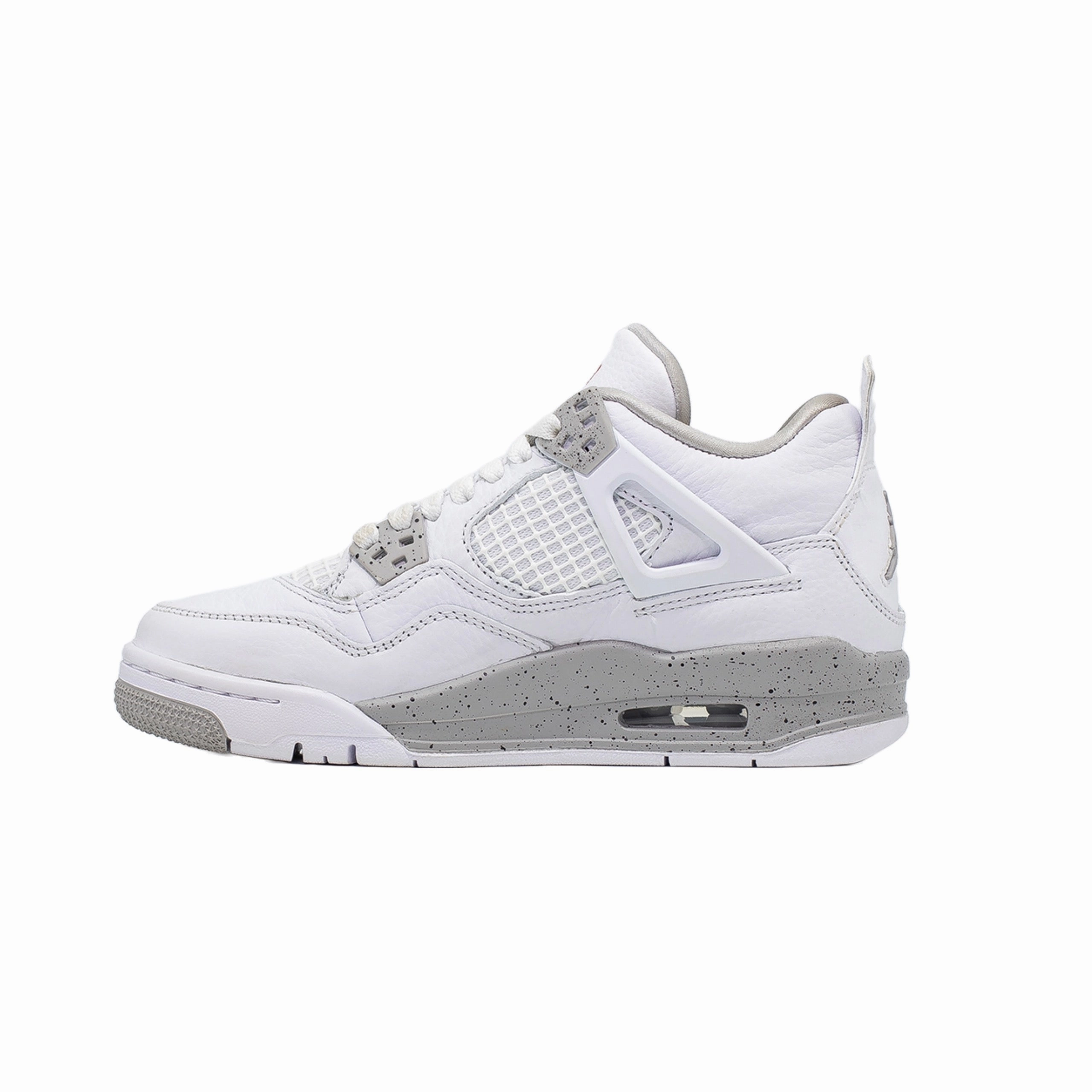 Air Jordan 4, White Oreo loop - closure gel - cushion shoes