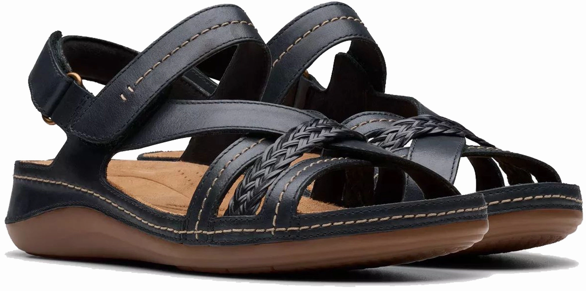 Clarks Women's Cecily Strap Sandal City Wear Arch Care