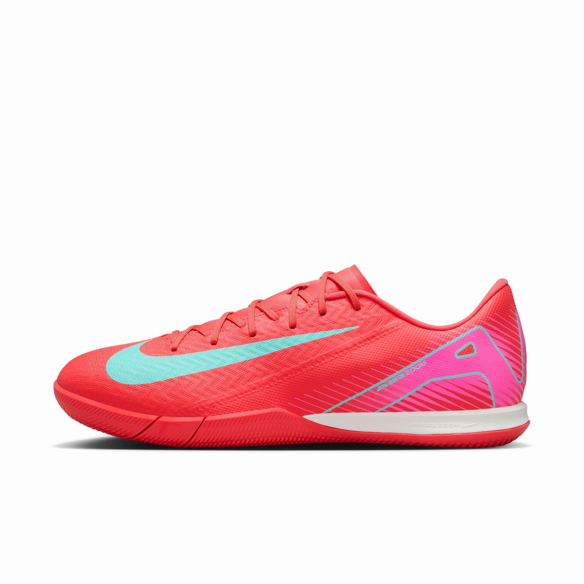 Nike Zoom Mercurial Vapor 16 Academy IC Indoor Soccer Shoes - Ember Glow/ Aurora Green second - hand