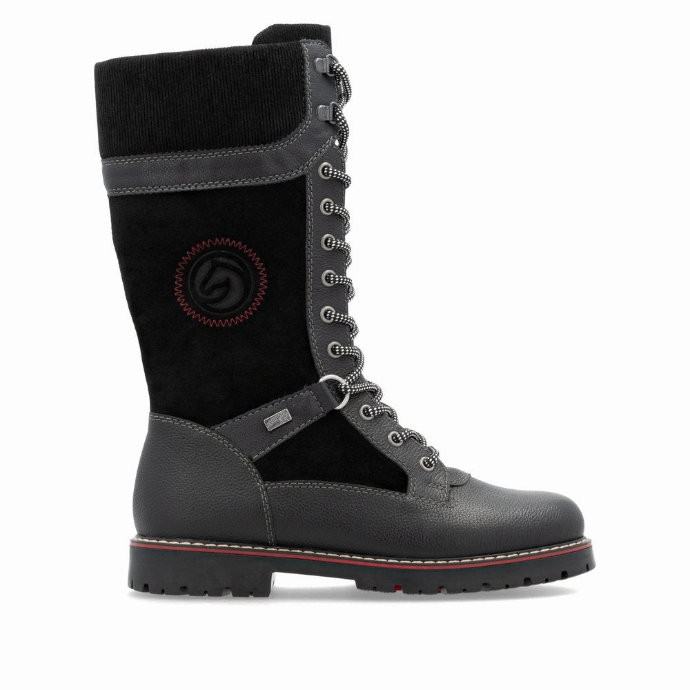 D9380-02 Black Tall Lace Ice Grips RTex Field Travel