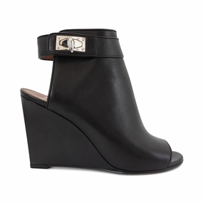 Chic Pumps Point Toe Givenchy Sharktooth Wedges - Women's 38