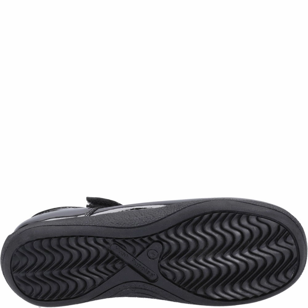 Hush Puppies Christina Patent Junior School Shoes Wide fit Commuter Pick