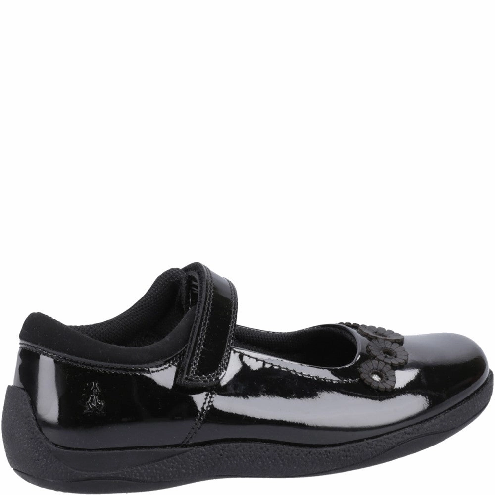 Chill Day Wear Anytime Hush Puppies Christina Patent Junior School Shoes