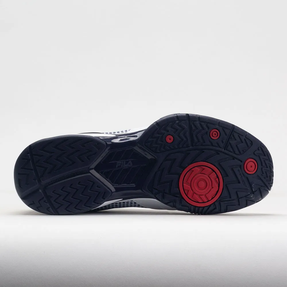 moisture - wicking sock training - session shoe suitability Fila Volley Zone Men's  White/FILA Navy/FILA Red