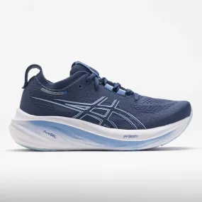 running in a gulf area shoes knee - high running wear ASICS GEL-Nimbus 26 Women's  Thunder Blue/Saphire