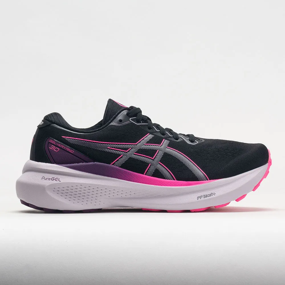 ASICS GEL-Kayano 30 Women's  Black/Lilac Hint amateur runner shoes running in a desert oasis area shoes