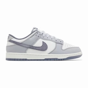Commuter Ready Microfiber Overlay Nike Dunk Low, SE Light Carbon
