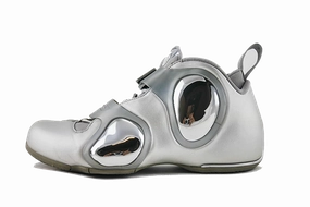 Nike Flightposite 3 "Platinum" Slip   On Style Strategic Flex Zones