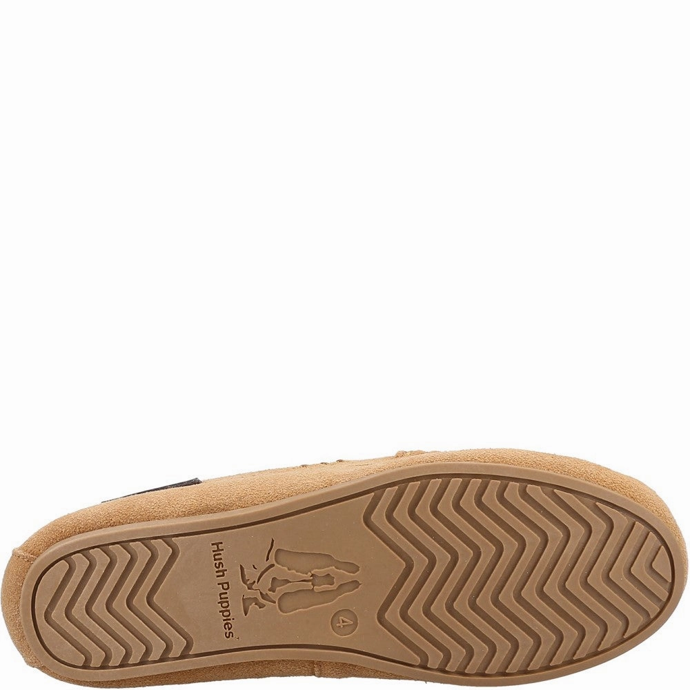 Hush Puppies Annie Mocassin Slipper EVA sole Cool Texture