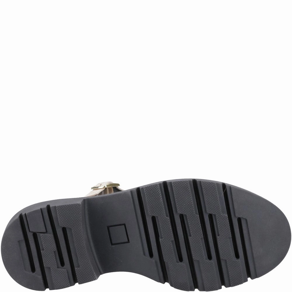 Hush Puppies Nella T-Bar Shoe Soft   leather