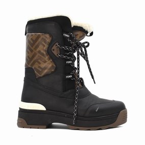 Fendi Zucca Snow Boots - Women's 37.5 Slip   Resistant