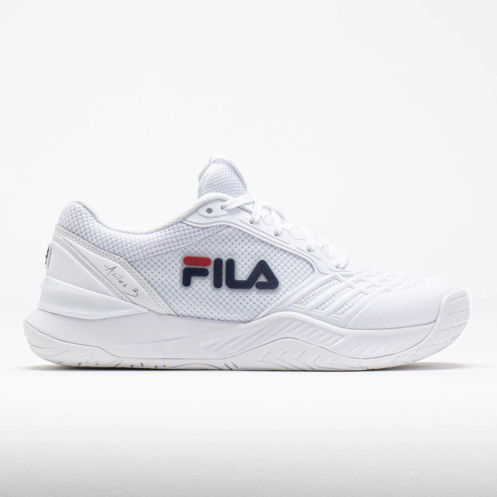 Fila Axilus 3 Energized Men's  White/FILA Navy/FILA Red App - compatible Color run