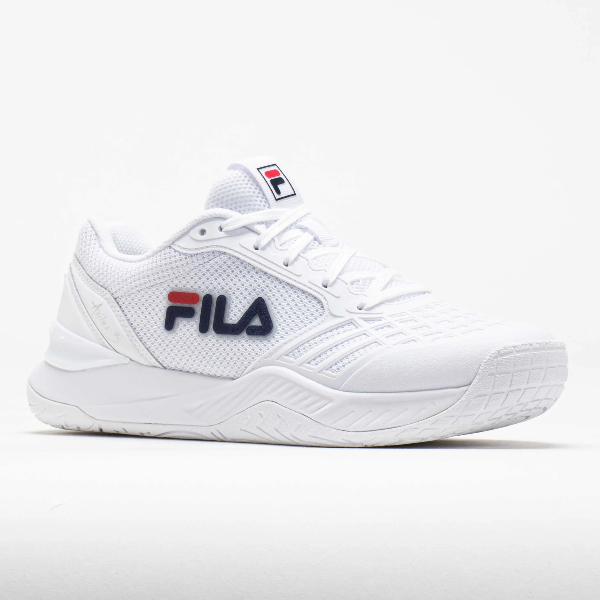 Fila Axilus 3 Energized Women's  White/FILA Navy/FILA Red neoprene running shoes High Durability
